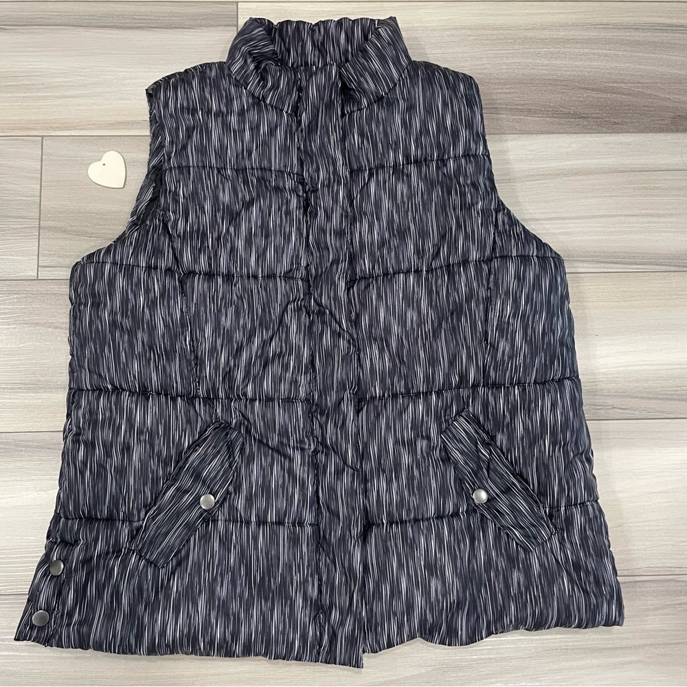 LIZ CLAIBORNE WOMAN Lightweight Puffer Vest Two Front Pockets Women's Size 1X